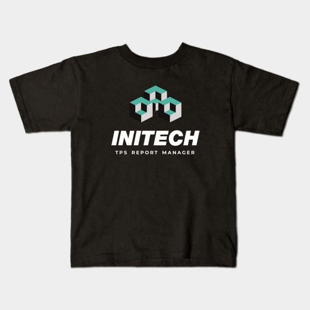 Initech - TPS Report Manager (Office Space) Kids T-Shirt by BodinStreet